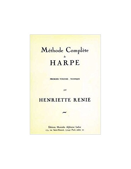 RENIE H.-Methode Complete Vol.1 (Methode) für Harfe