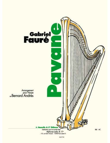 FAURE G.-Pavane Op.50 für Harfe (Andrés)