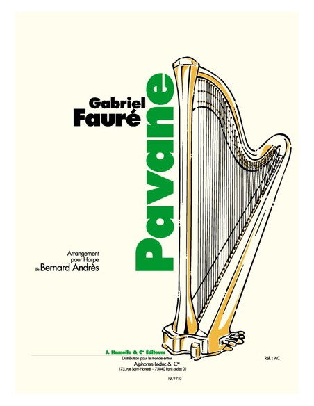 FAURE G.-Pavane Op.50 per arpa (Andrés)