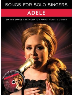 ADELE-Lieder für Solo-Sänger (PVG) (Inc.CD)