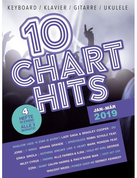 DIVERS-10 Charthits Jan bis Mär 2019 (PVG)