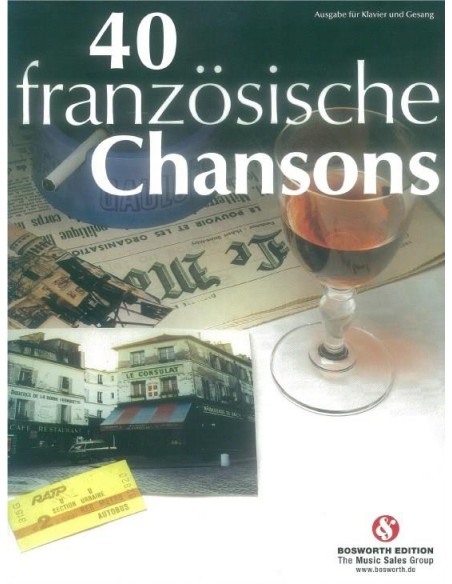 DIVERS-40 Französische Chansons (PVG)