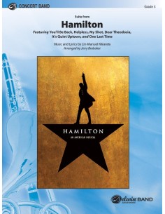 MIRANDA L.M.-Suite from Hamilton pour orchestre dharmonie (partition et parties) (Brubaker)