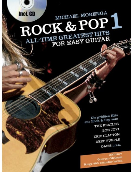 MORENGA Michael-Rock & Pop 1 Easy Guitar (Inc.CD)