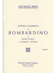 FRANCO RIBATE J.-Elementare Methode für Euphonium