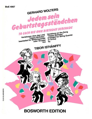 WOLTERS G.-Jedem Sein Geburtstagsständchen for String Quartet