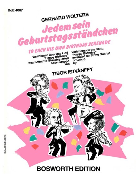 WOLTERS G.-Jedem Sein Geburtstagsständchen for String Quartet