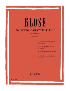 KLOSE H.E.-Characteristic Studies (20) for Clarinet (Giampieri)