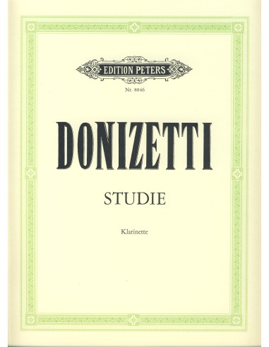 DONIZETTI G.-Study for Clarinet (Meylan)