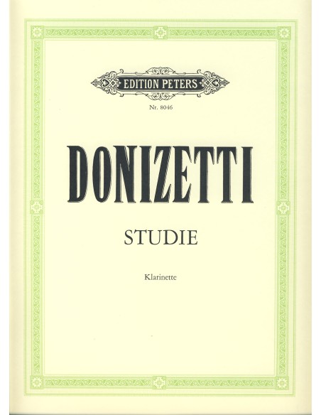DONIZETTI G.-Study for Clarinet (Meylan)