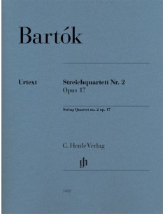 BARTOK B.-String Quartet No. 2 Op.17 (Parts) (Urtext)