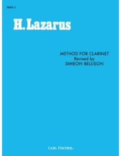 Méthode LAZARUS H. pour clarinette Vol.3 (Bellison)