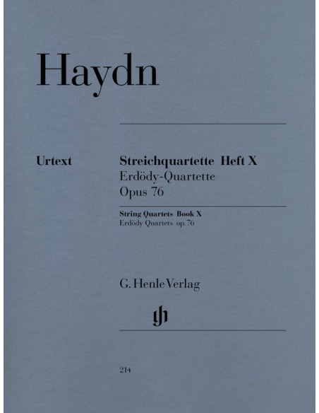 HAYDN J.-String Quartets Vol.10º: Op.76 (Parts) (Urtext)