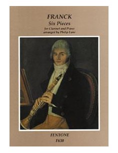 FRANCK C.-Piezas (6) para Clarinete y Piano (Lane)