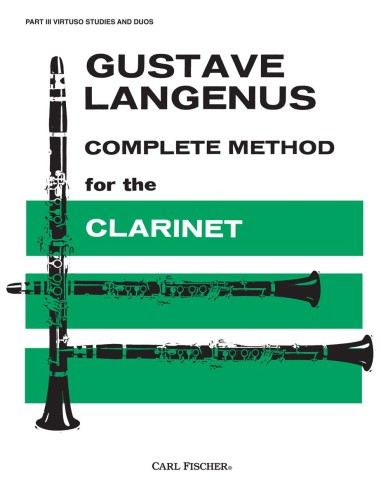 LANGENUS G.-Complete Method Part 3 for Clarinet