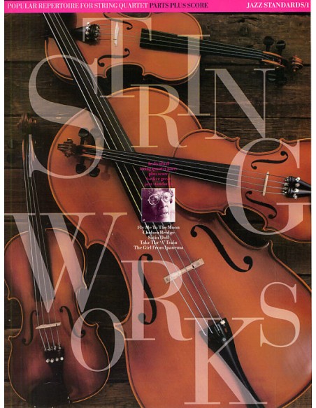 MISCELLANEOUS-Stringworks Jazz Standards 1st for String Quartet (Score and Parts)