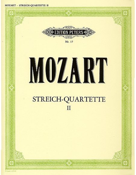 MOZART W.A.-Complete Quartets Vol.2 for String Quartet (Moser/Becker)