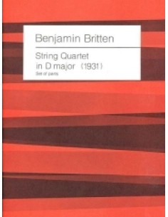 BRITTEN B.-String Quartet in D Major (Parts)