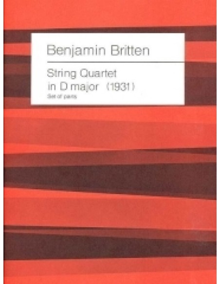 BRITTEN B.-String Quartet in D Major (Parts)