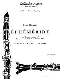 DANGAIN S.-Ephemeride for Clarinet