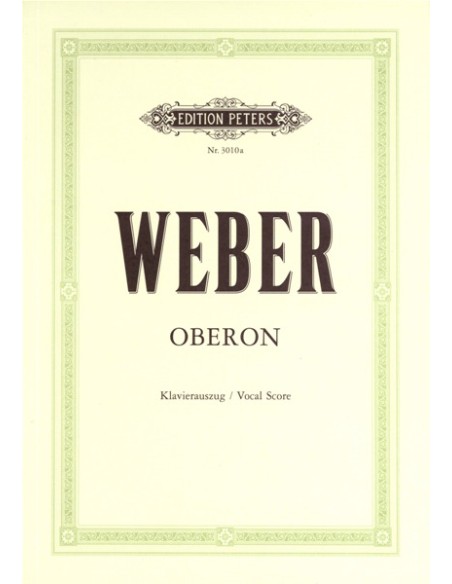 WEBER C.M.-Oberon per voce e pianoforte