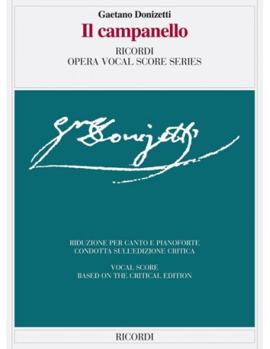 DONIZETTI G.-Il Campanello per voce e pianoforte