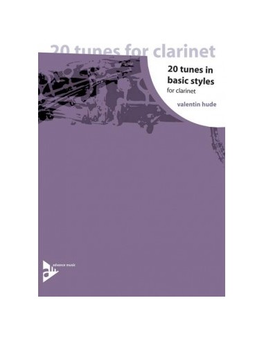 HUDE V.-Tunes in Basic Styles (20) for Clarinet