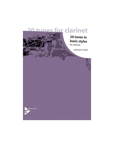 HUDE V.-Tunes in Basic Styles (20) for Clarinet