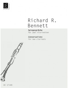 BENNETT R.R.-Conversations para 2 Clarinetes (Joppig)