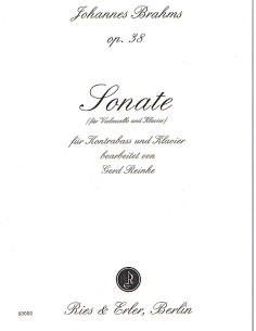 BRAHMS J.-Sonata Op.38 per contrabbasso e pianoforte