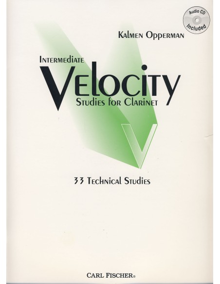 OPPERMAN K.-Intermediate Velocity Studies: 33 Technical Studies for Clarinet
