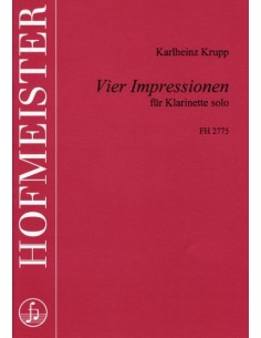 KRUPP K.-Impressionen (4) für Klarinette