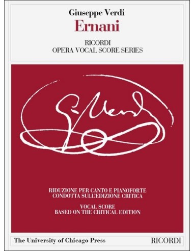 VERDI G.-Ernani per voce e pianoforte