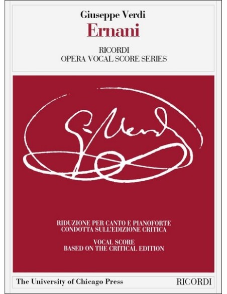 VERDI G.-Ernani per voce e pianoforte