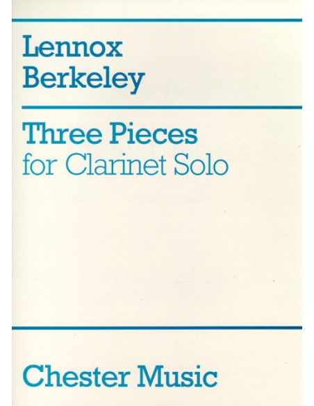 BERKELEY L.-Pieces (3) pour clarinette