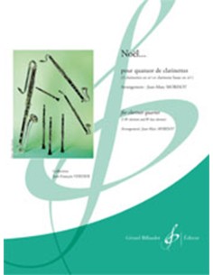 Musica Navideña-Noel para 4 Clarinetes (Morisot/Verdier)