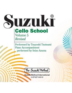 SUZUKI S.-5th Cello School (Accompaniment CD)
