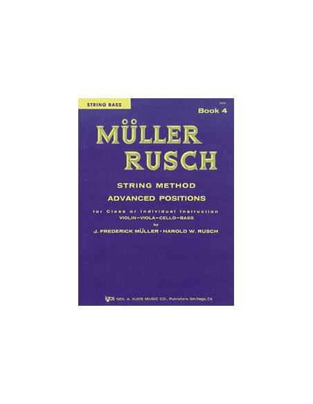 MULLER & RUSCH-Double Bass Method Vol.4