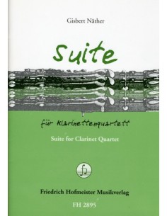 NATHER G.-Suite pour 4 clarinettes