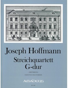 HOFMANN J.-Quartett Nr. 2 G-Dur für 2 Violinen, Viola und Violoncello (Partitur/Stimmen)