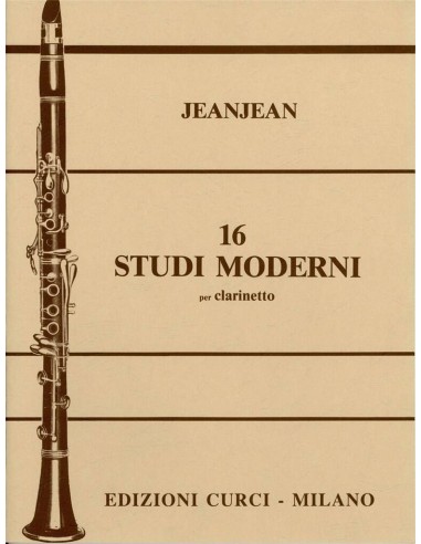 JEANJEAN P.-Studies (16) Modern for Clarinet