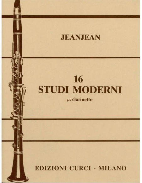 JEANJEAN P.-Studi (16) Moderno per clarinetto