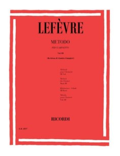 LEFEVRE J.X.-Methode für Klarinette Vol.3 (Giampieri)