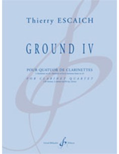 ESCAICH T.-Ground IV for 4 Clarinets
