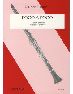 VAN BEEKUM J.-Poco a Poco (113 Short Technical Studies) for Clarinet