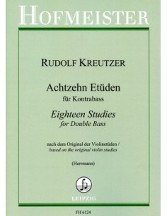 KREUTZER R.-Studies (18) per contrabbasso (Herrmann)