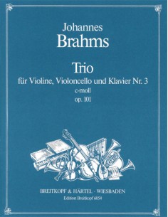 BRAHMS J.-Trio Op.101 in Do minore per Violino, Violoncello e Pianoforte (Parti) (Urtext)