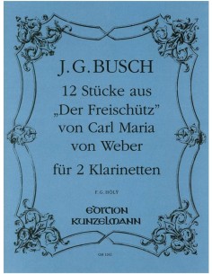 BUSCH & WEBER-Pezzi da "Der Freischutz" per 2 clarinetti