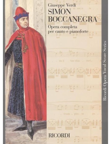 VERDI G.-Simon Boccanegra per voce e pianoforte
