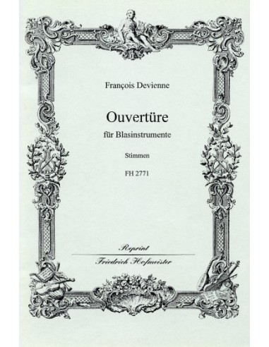 DEVIENNE F.-Overture for Wind and Percussion Group (Parts)